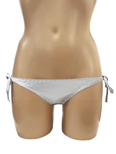 トリコットサテン フルバック横ヒモショーツ