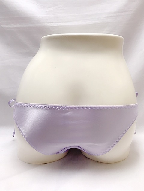 トリコットサテン フルバック横ヒモショーツ