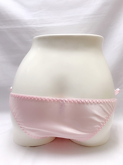 トリコットサテン フルバック横ヒモショーツ