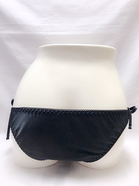 トリコットサテン フルバック横ヒモショーツ