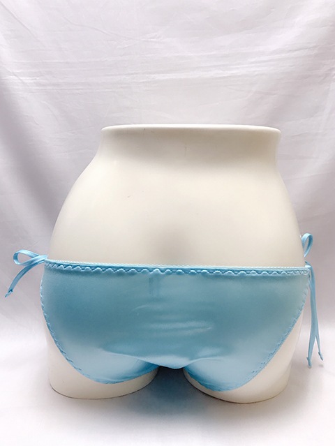 トリコットサテン フルバック横ヒモショーツ