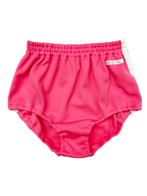 【限定カラー】ピンク×ホワイト コスメイトオリジナルSchoolMateライン入りブルマー