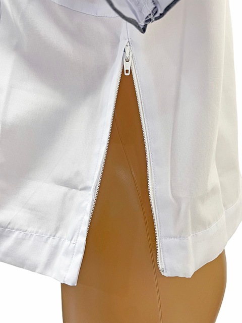 春夏 半袖 セーラー服 杢グレー