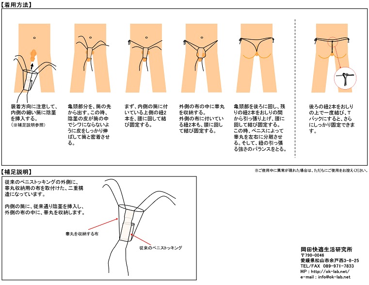 【女性の股間を疑似体験!】ペ二ストッキング(前カバー付き)