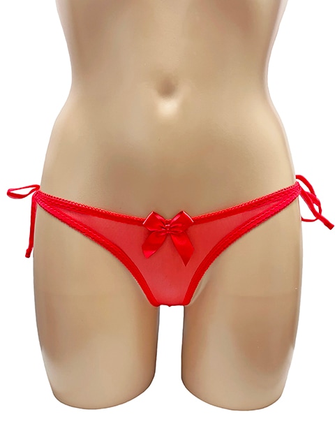 【在庫限り】スケスケ横ヒモTバックショーツ