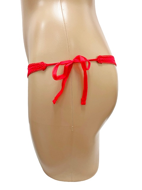 【在庫限り】スケスケ横ヒモTバックショーツ