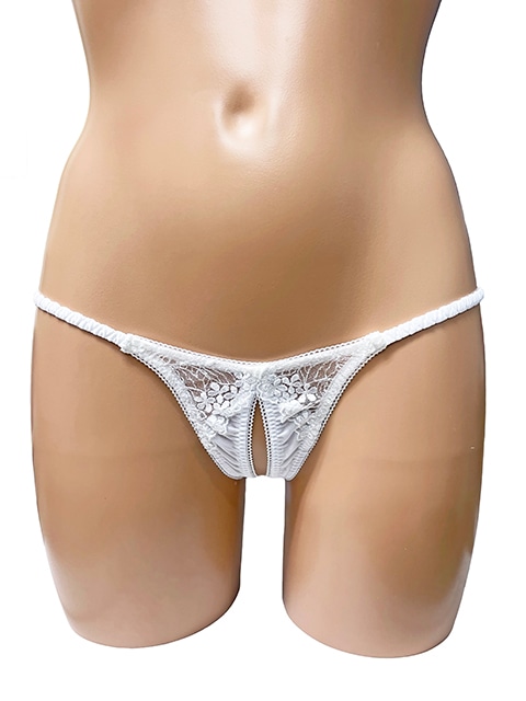 サイドストリングオープンクロッチショーツ<br>日本製