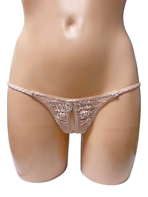 サイドストリングオープンクロッチショーツ<br>日本製