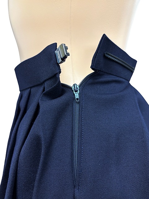 【ウエスト95cm登場】コスメイトオリジナル ウルトラマイクロミニプリーツスカート 濃紺