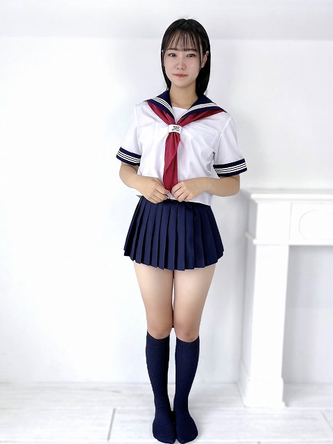 マイクロミニプリーツスカート 25cm丈 濃紺