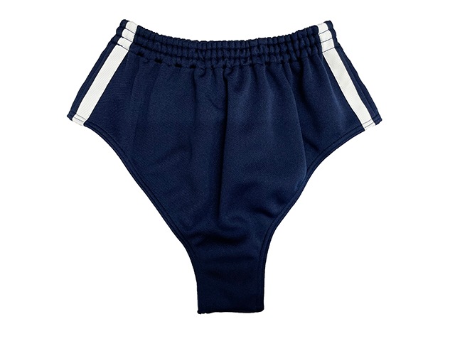 コスメイトオリジナル ハーフバックタイプライン入りハイレグブルマー