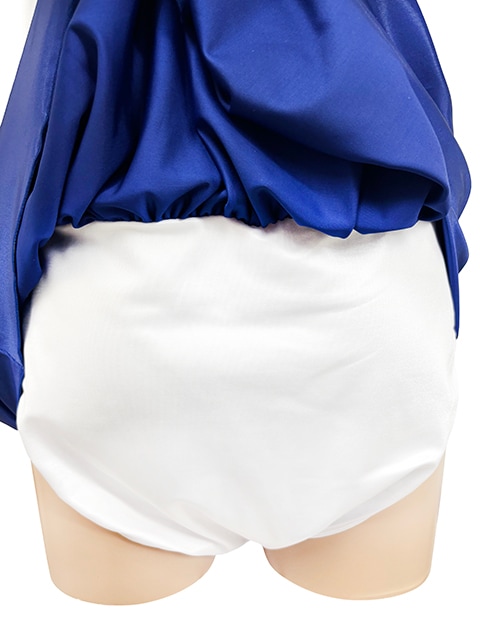 【受注生産】5Lサイズ コスメイトオリジナル 配色タイプスーパーウェットセーラーレオタード<ネイビー>