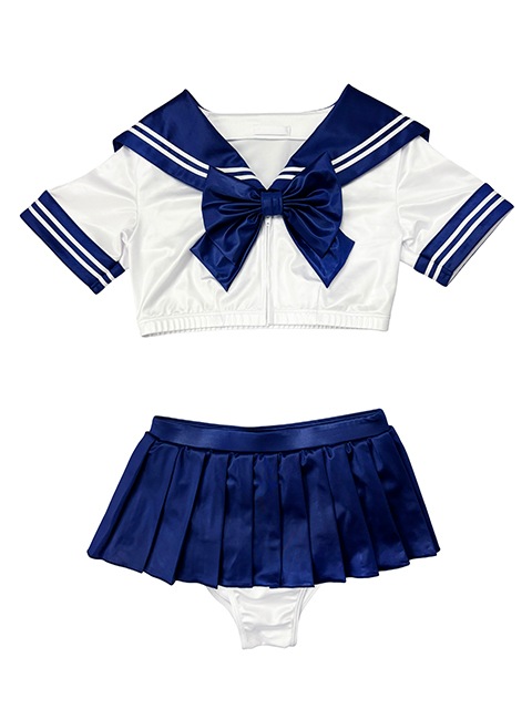 スーパーウェット ミニ丈セーラー&スカート セパレートセット