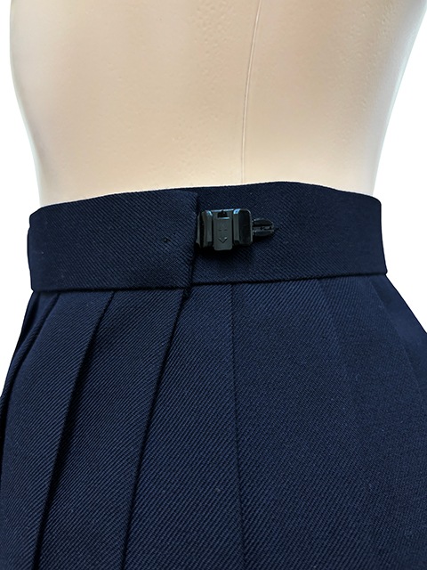 コスメイトオリジナル学販生地使用 ライン入プリーツスカート