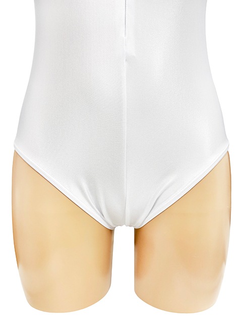 コスメイトオリジナル スーパーウェット襟付きフロントファスナー体操着レオタード