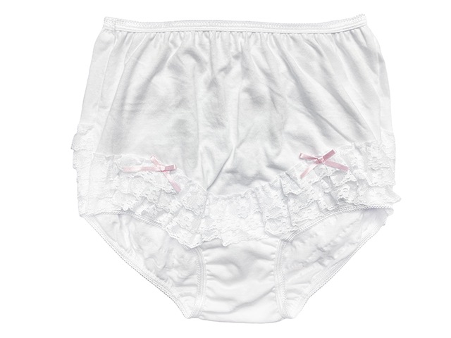 コスメイトオリジナル 綿素材フリルレースアンダースコート