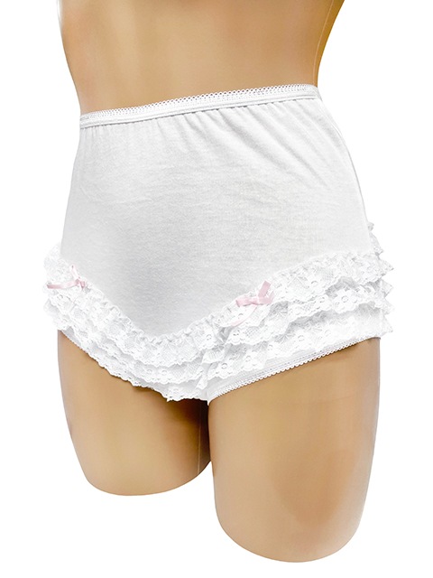 コスメイトオリジナル 綿素材フリルレースアンダースコート