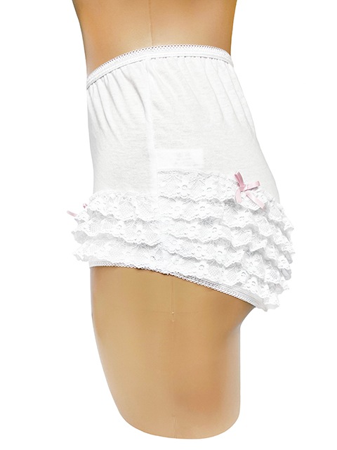 コスメイトオリジナル 綿素材フリルレースアンダースコート