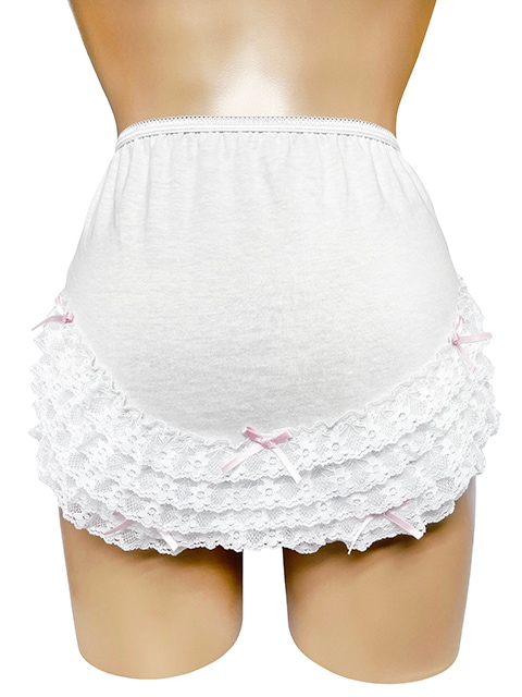 コスメイトオリジナル 綿素材フリルレースアンダースコート