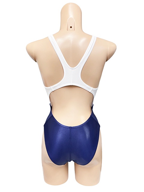 コスメイトオリジナル スーパーウェット 配色型競泳水着