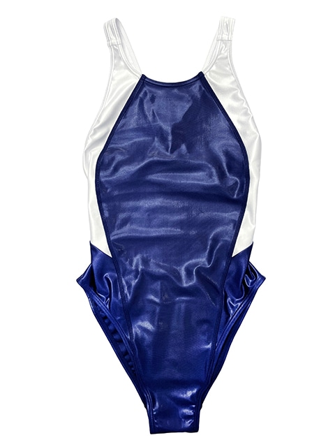 コスメイトオリジナル スーパーウェット 配色型競泳水着