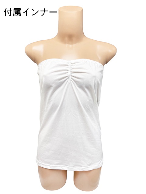 コスメイトオリジナル ハートネックミニ丈レースワンピース【インナー付き】