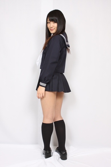 秋冬 セーラー服 濃紺