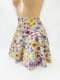 コスメイトオリジナル 花柄二段フレアースカート
