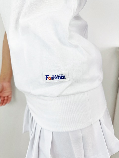 ファッショナー 半袖クルーネックシャツ (体操着) 白
