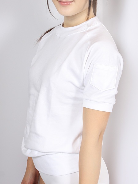 ファッショナー 半袖クルーネックシャツ (体操着) 白