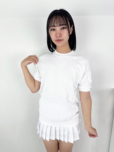 ファッショナー 半袖クルーネックシャツ (体操着) 白