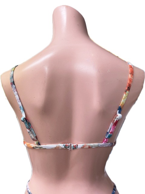 コスメイトオリジナル 2WAYストレッチ素材花柄マイクロビキニ