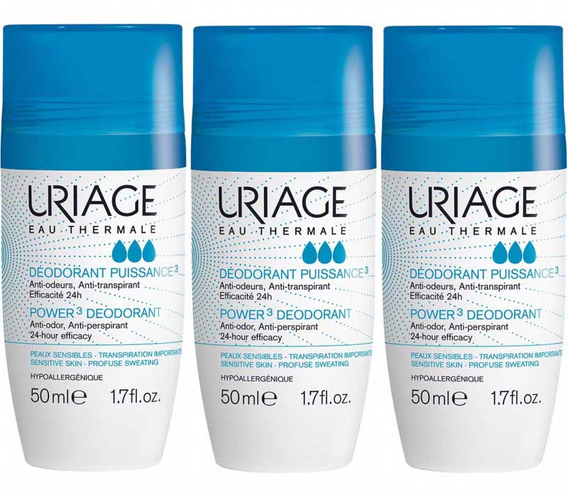 [ユリアージュ] プイサンス 3デオドラント 50ml 3本セット<br> [URIAGE] PUISSANCE 3 DEODORANT 50ml 3PCS
