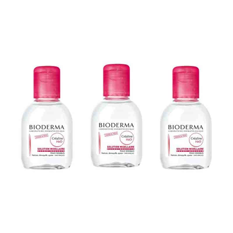 [ビオデルマ]サンシビオ　Ｈ2Ｏ 100ml 3本セット<br>[BIODERMA]CREALINE H2O 100ml