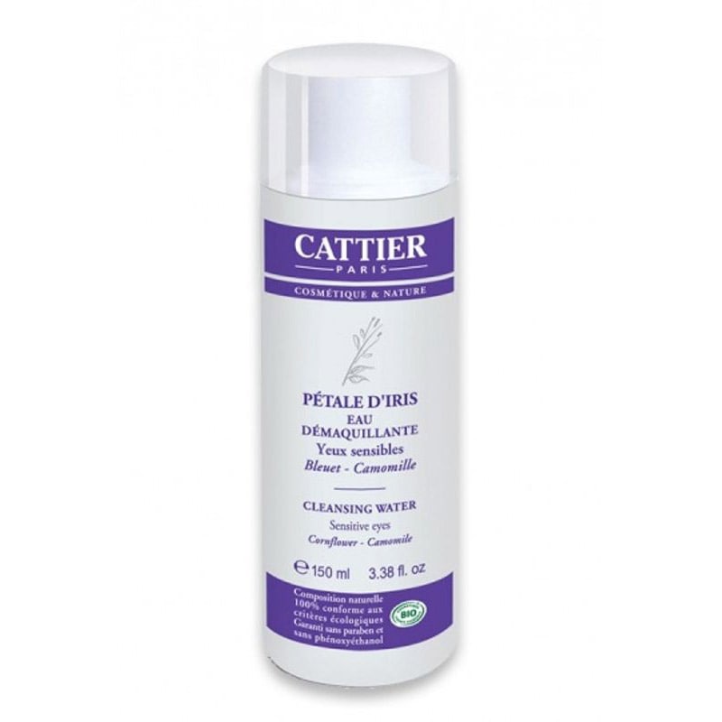 [カティエ] センシティブ アイメイクアップ リムーバー 150ml<br>[CATTIER]  PETALE D'IRIS EAU DEMAQUILLANTE YEUX 150ml