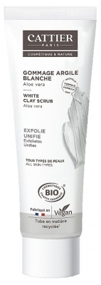 [カティエ] 　ホワイトクレイ スクラブ 100ml<br>[CATTIER] GOMMAGE A L'ARGILE BLANCHE 100ml