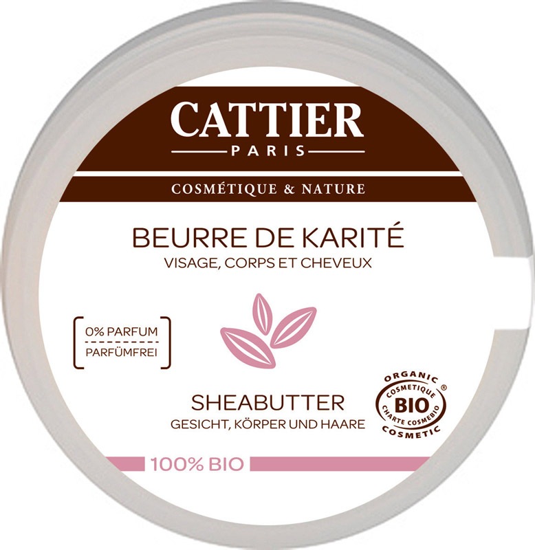 [カティエ]  ピュアシアバター 100g<br>[CATTIER]    BEURRE DE KARITE 100% NATUREL  100g