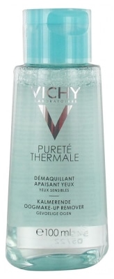 ［ヴィッシー］ピュアターマル ウォータープルーフアイメイク リムーバー100ml<br>[VICHY]PURETE THERMALE DEMAQUILLANT APAISANTE YEUX  SENSIBLES 100ml
