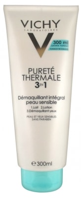［ヴィッシー］ピュアターマル 3in1クレンジングミルク 300ml <br>[VICHY]PURETE THERMALE DEMAQUILLANT INTEGRAL 3 EN 1  300ml