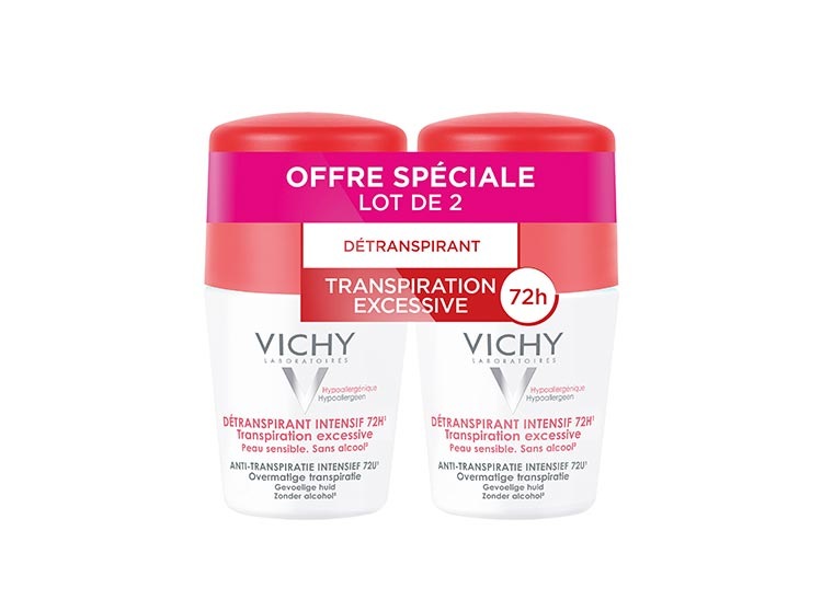［ヴィッシー］　72H 超発汗過多用　デトランスピラン インテンシブ 50ml　2個セット<br>[VICHY]DETRANSPIRANT INTENSIVE 72H 50mlX2