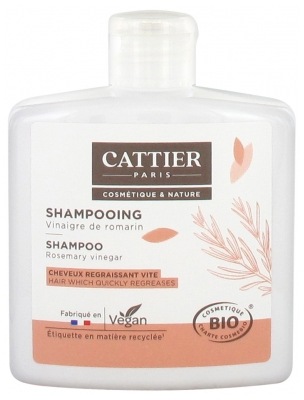 [カティエ]ローズマリービネガーシャンプー オイリーヘア用250ml<br>[CATTIER] SHAMPOOING CHEVEUX GRAS - VINAIGRE DE ROMARIN 250ml