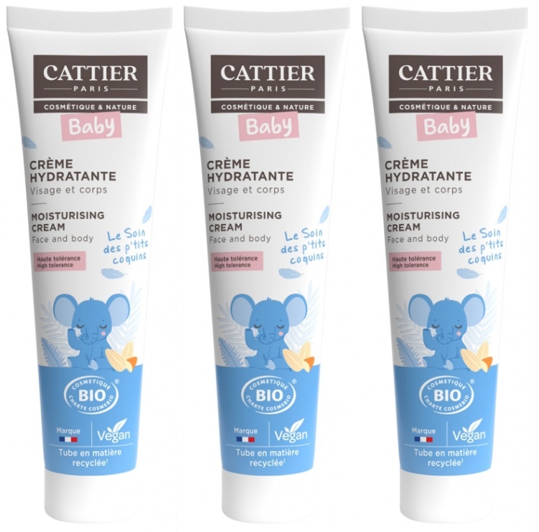 [カティエ] べべ ボディクリーム 100ml 3本セット<br>[CATTIER] BEBE CREME HYDRATANTE 100ml