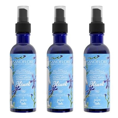 [���Υե�����]�䥰��ޥ������ե�����륦����������200ml 3�ܥ��å�[SANOFLORE] VERITABLE EAU FLORALE BLEUET 200ml