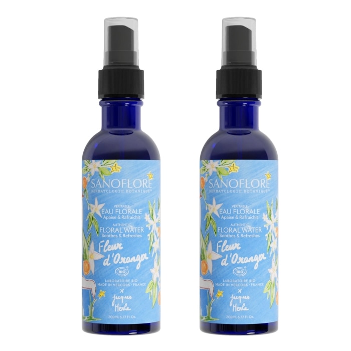 [サノフロール]オレンジブロッサム　フローラルウォーター　200ml ２本セット<br>[SANOFLORE] VERITABLE EAU FLORALE FLEUR ORANGER 200ml
