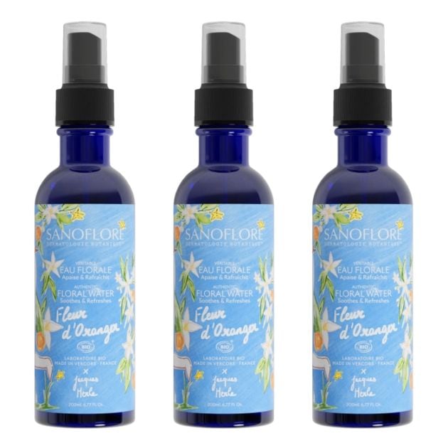 サノフロール]オレンジブロッサム フローラルウォーター 200ml 3本