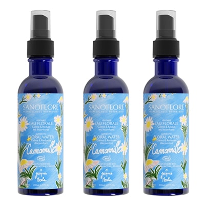 [サノフロール]カモミール　フローラルウォーター 200ml 3本セット<br>[SANOFLORE] VERITABLE EAU FLORALE CAMOMILLE 200ml