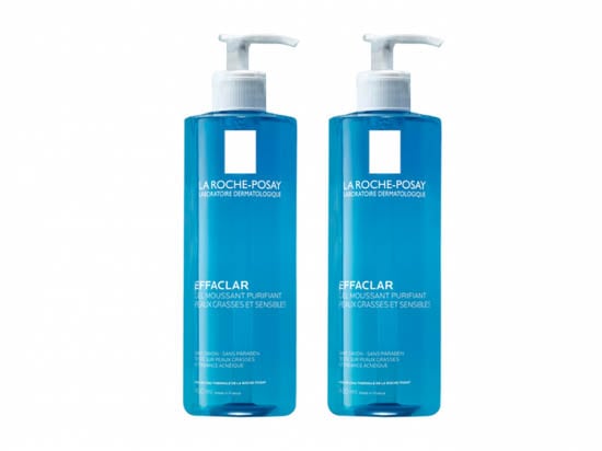 [ラロッシュポゼ] エファクラ　ジェルムッサン　400ｍｌ　お徳用　2本セット<br>[LA ROCHE POSAY]EFFACLAR GEL MOUSSANT PURIFIANT SANS SAVON 400ｍｌ