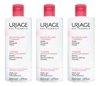 [ユリアージュ] サーマル クレンジングウォーター　敏感肌・赤身肌　　500ml　3本セット<br>[URIAGE] EAU MICELLAIRE THERMALE HYDRATANTE DEMAQUILLE NETTOIE 500ml 　3ＰＣＳPEAUX SENSIBLE ROUGEURS