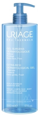 ;[ユリアージュ]　エキストラ　リッチ　クレンジングジェル　500ml<br>[URIAGE] GEL SURGRAS LIQUIDE DERMATOLOGIQUE 500ml