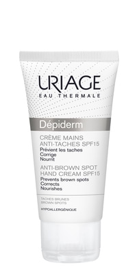[ユリアージュ]　デピデルム　ハンドクリーム　SPF15 50ml<br>[URIAGE] DEPIDERM CREME MAINS ANTI-TACHES SPF15 50ml